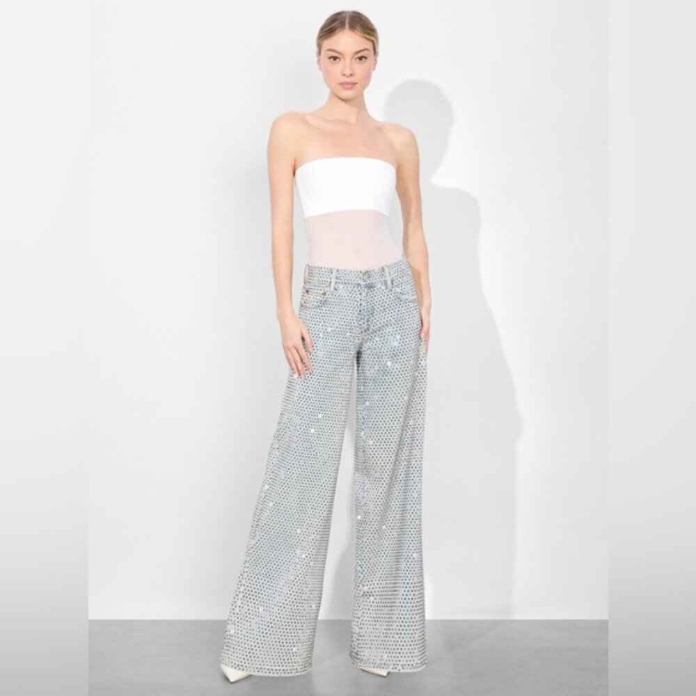 Alice + Olivia TRISH EMBELLISHED JEAN